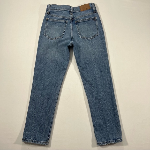 Madewell The Perfect Vintage Straight Jean 24 Petite High Rise Crop - Picture 2 of 14